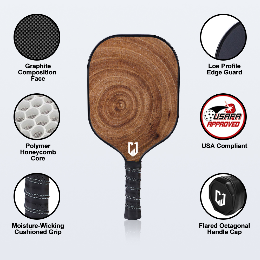 Materiali personalizzati per paddle da pickleball