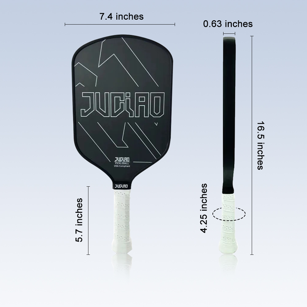 Pagaia da pickleball T700 in carbonio grezzo