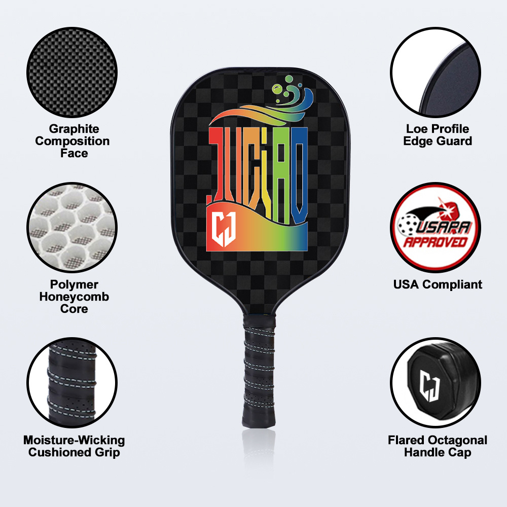 Pagaia da pickleball in carbonio 12K