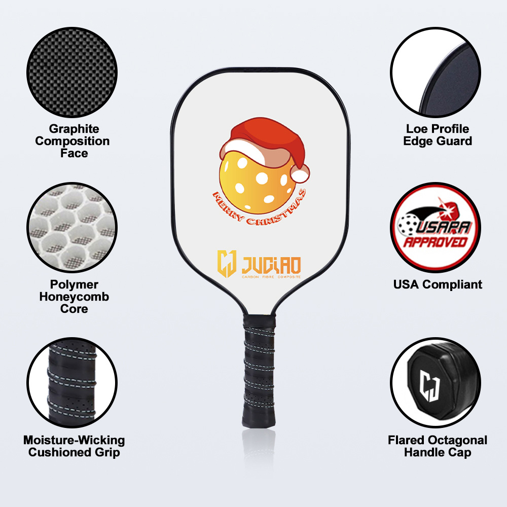 Pagaia da pickleball con logo personalizzabile